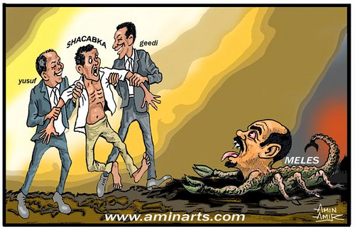 Meles Zenawi, a scorpion, wants to deliver venomous killing sting to the Somali public