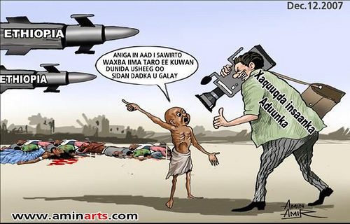 Ethiopian missiles are killling women and children