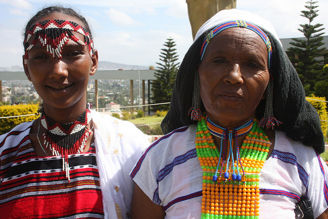 The Oromo are proud of their cultural traditions and enjoy opportunities to celebrate that heritage. They also share a common language, Afaan Oromoo, also known as Oromoiffa, which belongs to the Cushitic family, unlike Amharic, the official language of Ethiopia, which is Semitic. A different language is only one of many sources of tension the Oromo have within the Ethiopian federation. Credit: James Jeffrey/IPS