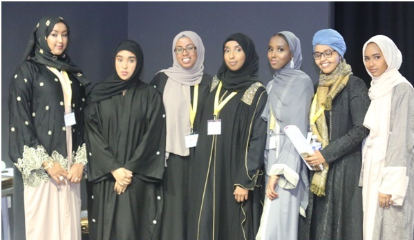 Picture here are the team of Volunteers from Hayaat Women Trust and Cardiff University Somali Society that helped to organise the Welsh Somali Achievement Awards at Cardiff and Vale College